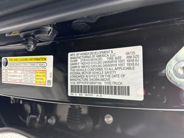 new 2025 Honda Ridgeline car, priced at $45,141