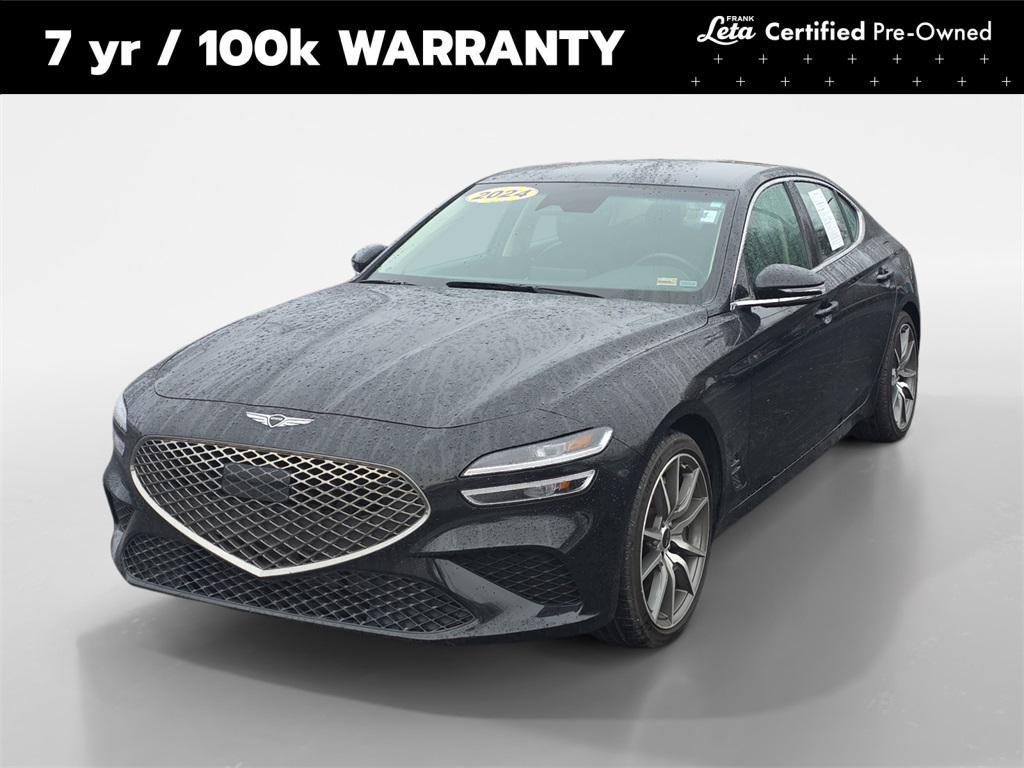 used 2024 Genesis G70 car, priced at $25,995