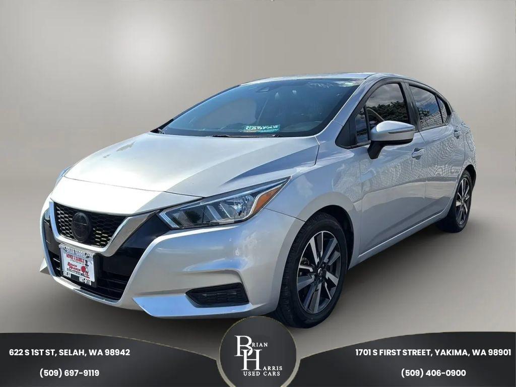 used 2021 Nissan Versa car, priced at $14,999
