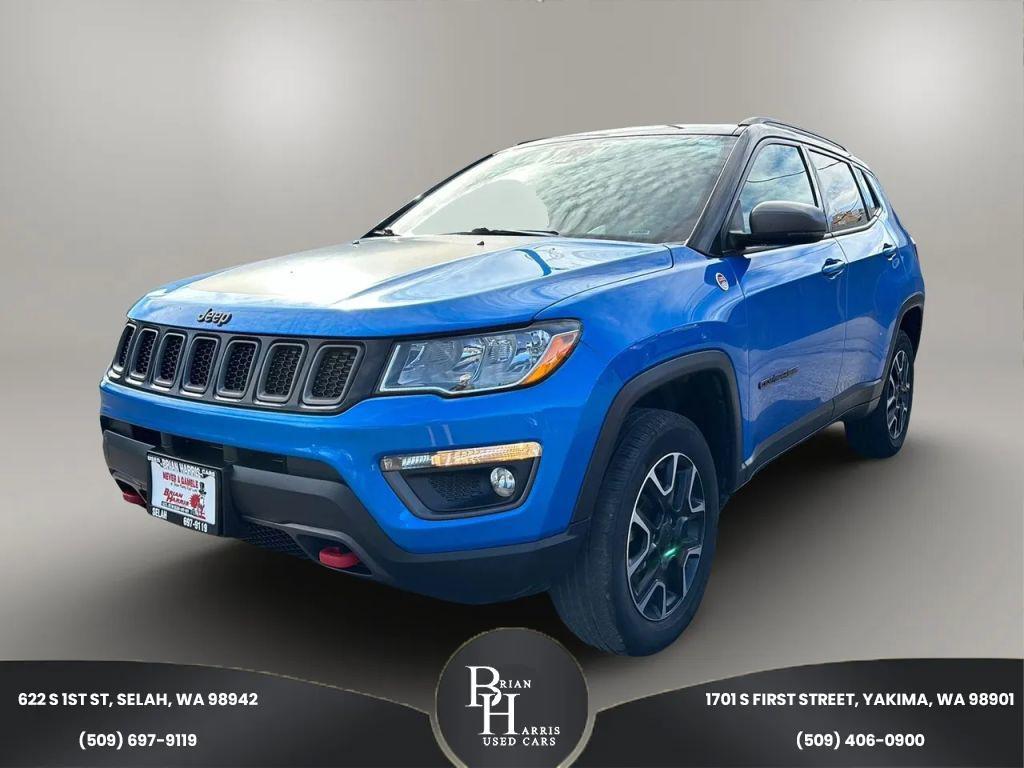 used 2021 Jeep Compass car, priced at $18,999