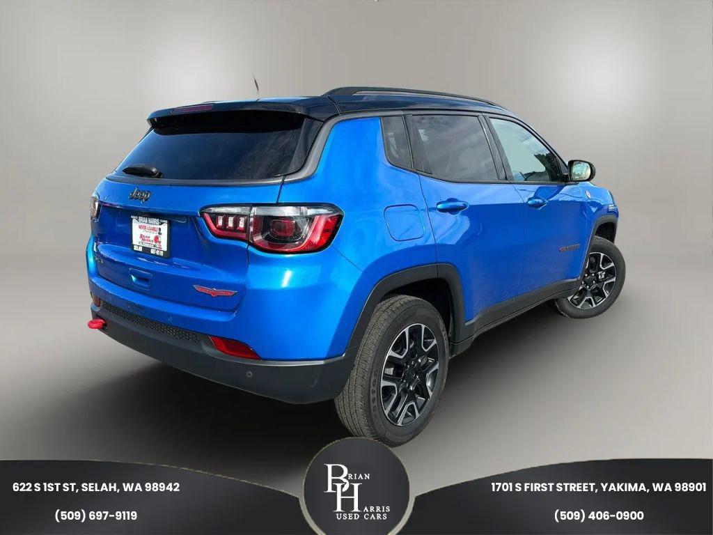 used 2021 Jeep Compass car, priced at $18,999