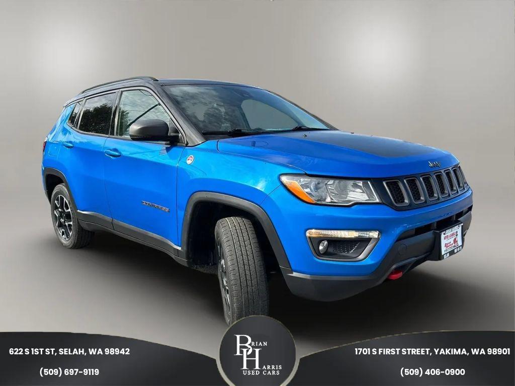 used 2021 Jeep Compass car, priced at $18,999
