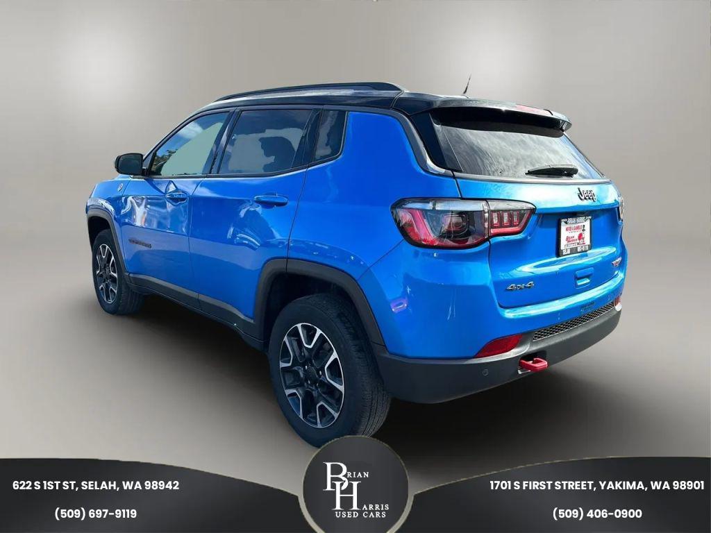 used 2021 Jeep Compass car, priced at $18,999