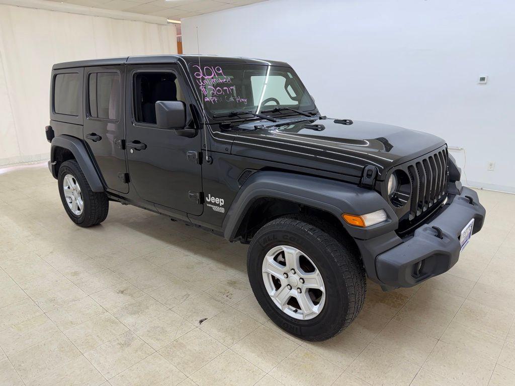 used 2019 Jeep Wrangler Unlimited car, priced at $18,681
