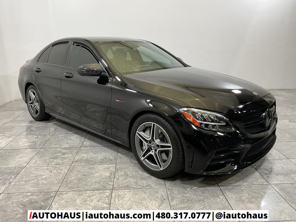 used 2021 Mercedes-Benz AMG C 43 car, priced at $42,793