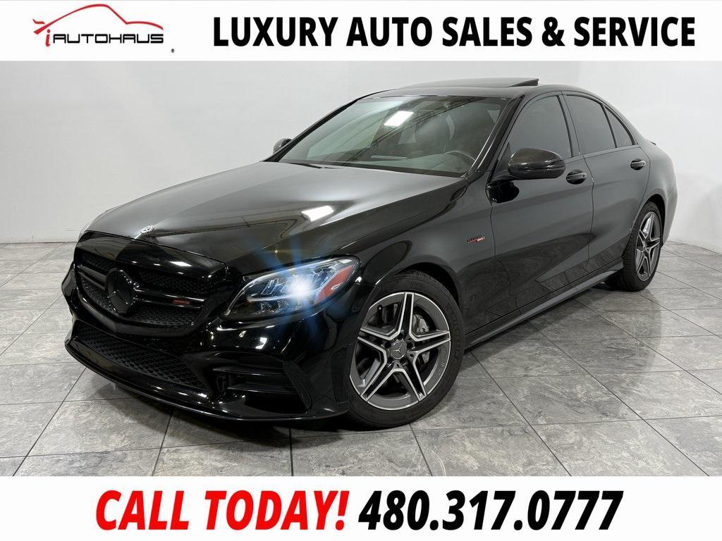 used 2021 Mercedes-Benz AMG C 43 car, priced at $42,793