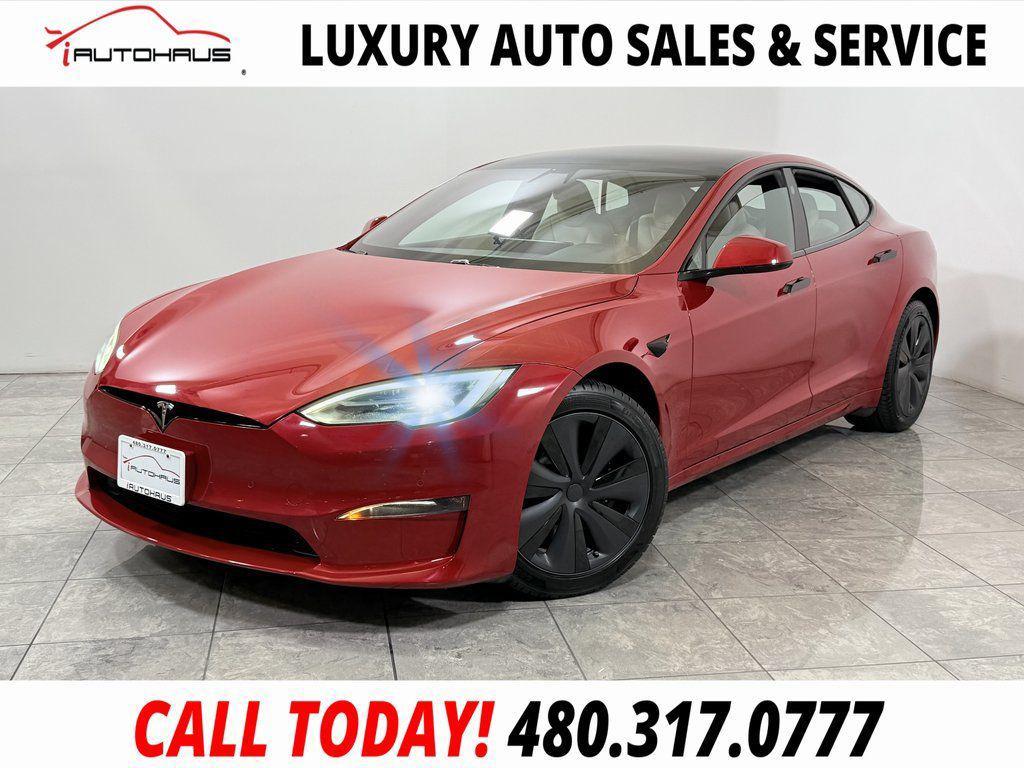 used 2021 Tesla Model S car, priced at $42,269