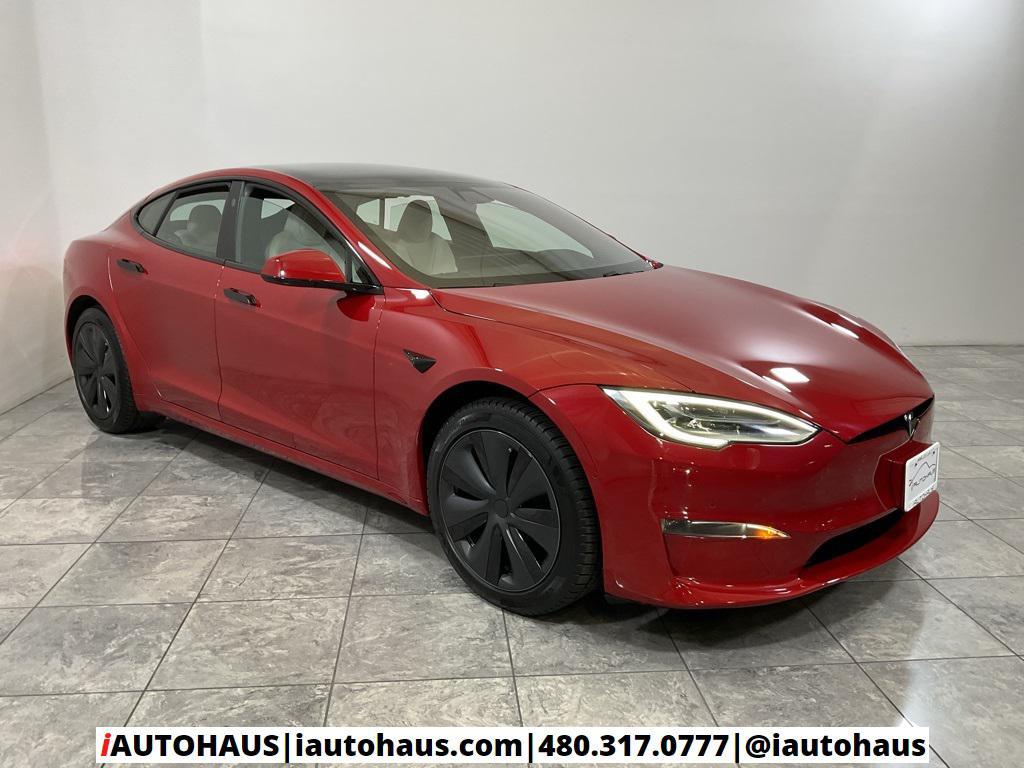 used 2021 Tesla Model S car, priced at $43,500