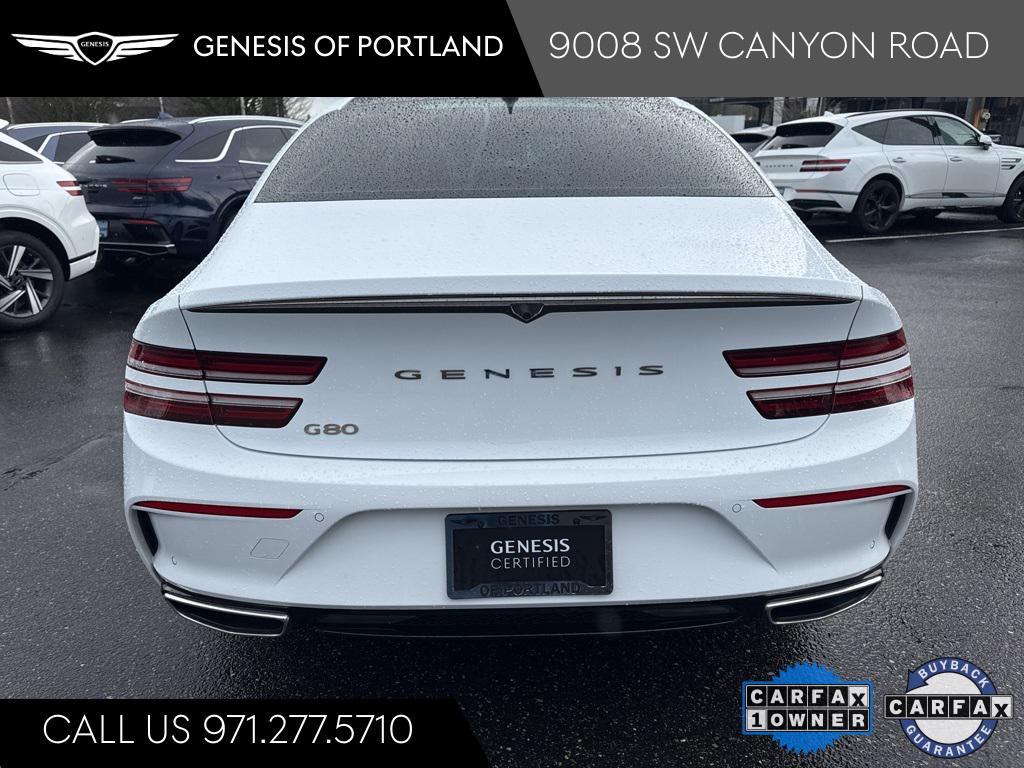 used 2023 Genesis G80 car, priced at $35,995