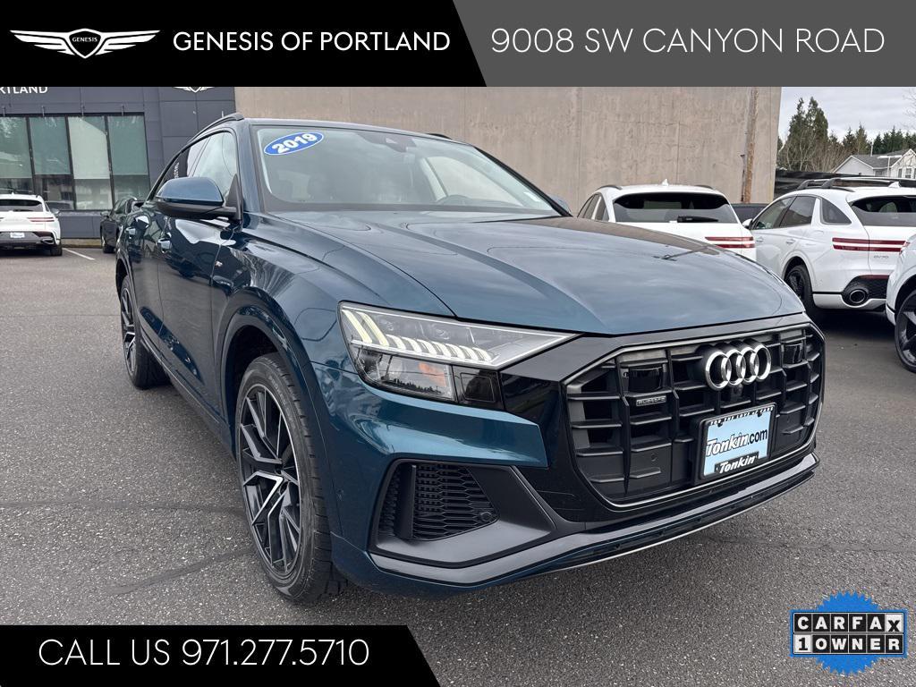 used 2019 Audi Q8 car, priced at $36,995