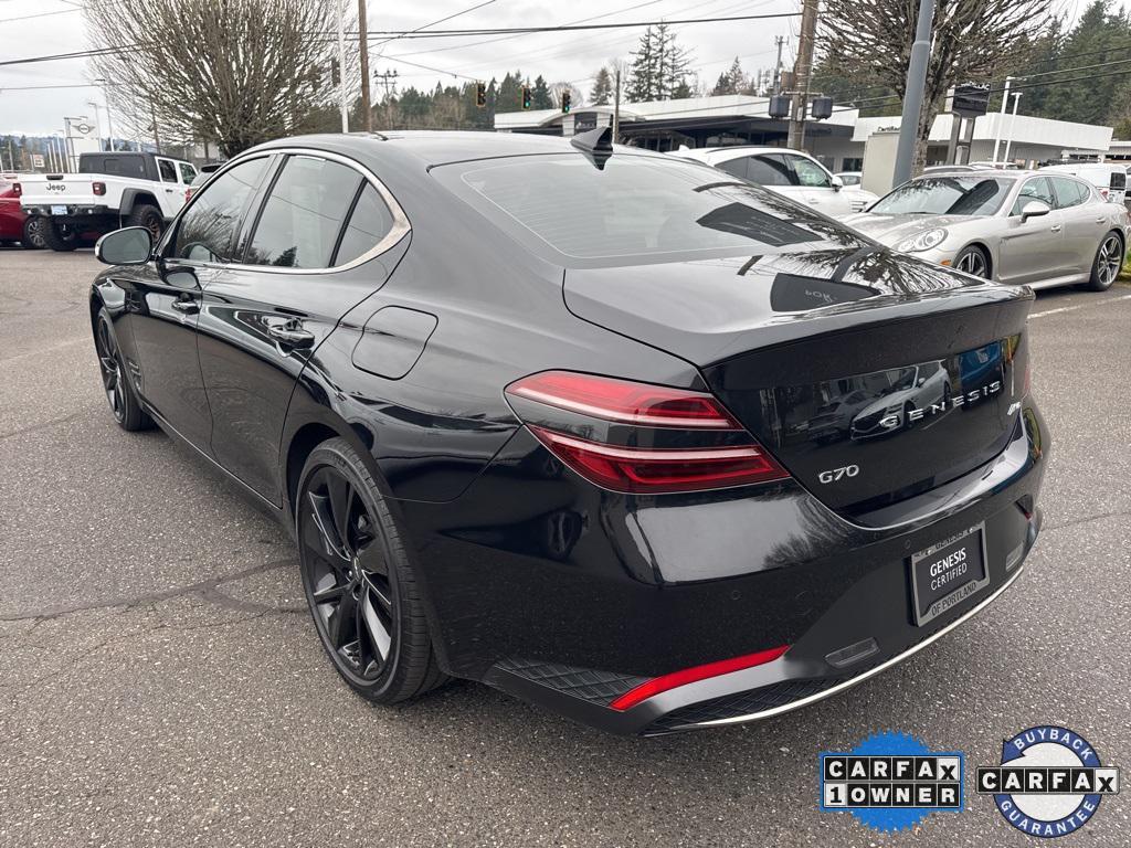 used 2023 Genesis G70 car, priced at $32,995