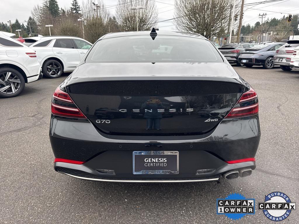 used 2023 Genesis G70 car, priced at $32,995