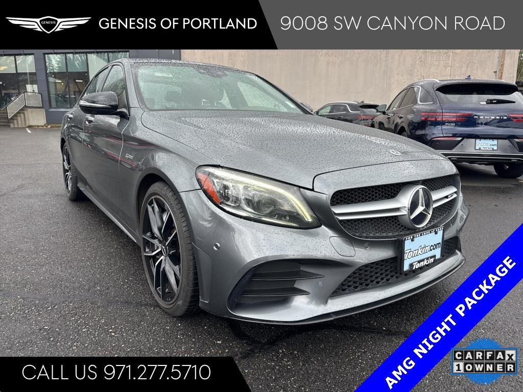 used 2019 Mercedes-Benz AMG C 43 car, priced at $29,988