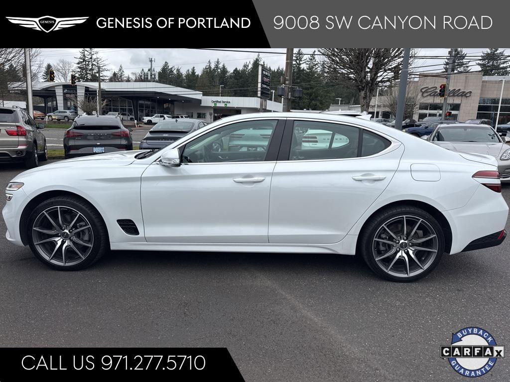used 2023 Genesis G70 car, priced at $28,677