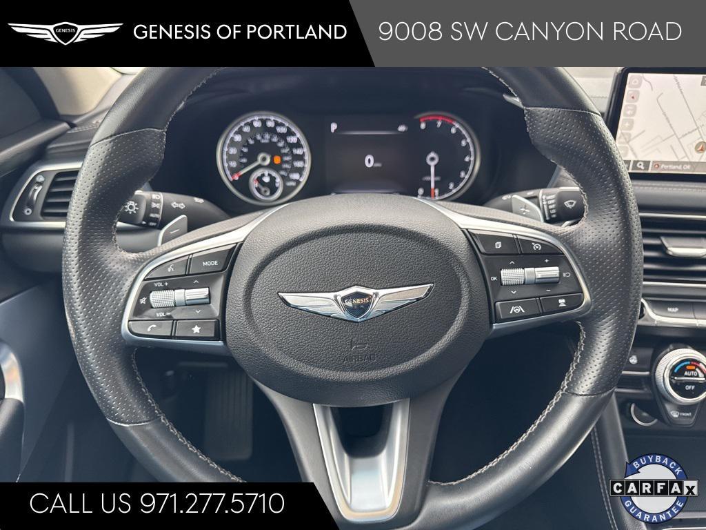 used 2023 Genesis G70 car, priced at $28,677