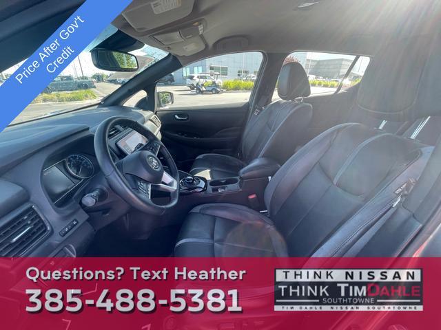 used 2021 Nissan Leaf car, priced at $13,299