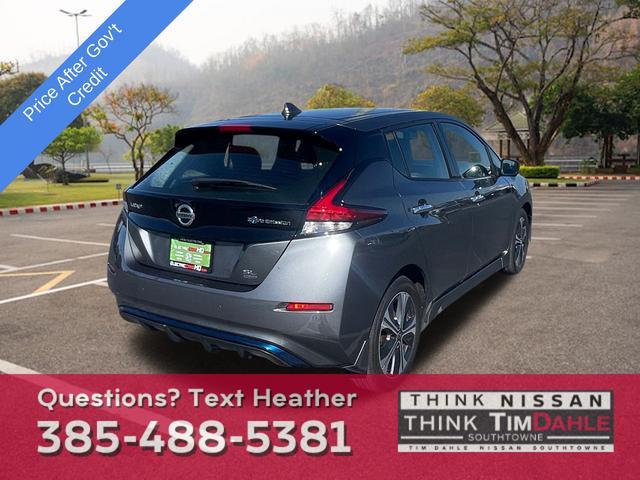 used 2021 Nissan Leaf car, priced at $13,299