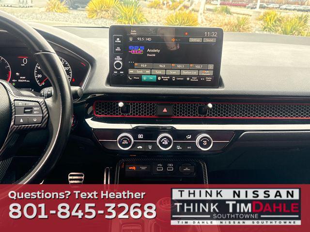 used 2022 Honda Civic Si car, priced at $16,899