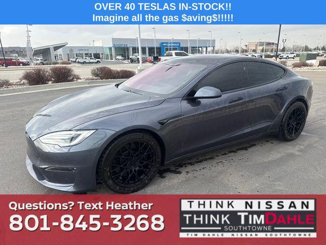 used 2021 Tesla Model S car, priced at $57,517