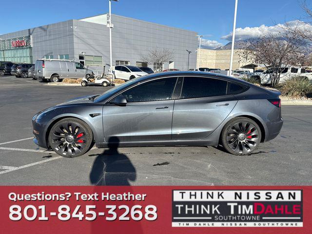 used 2022 Tesla Model 3 car, priced at $28,499