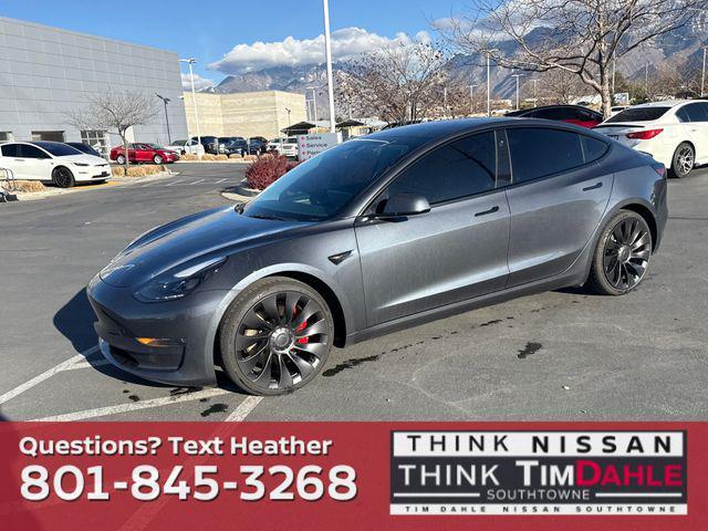used 2022 Tesla Model 3 car, priced at $28,499