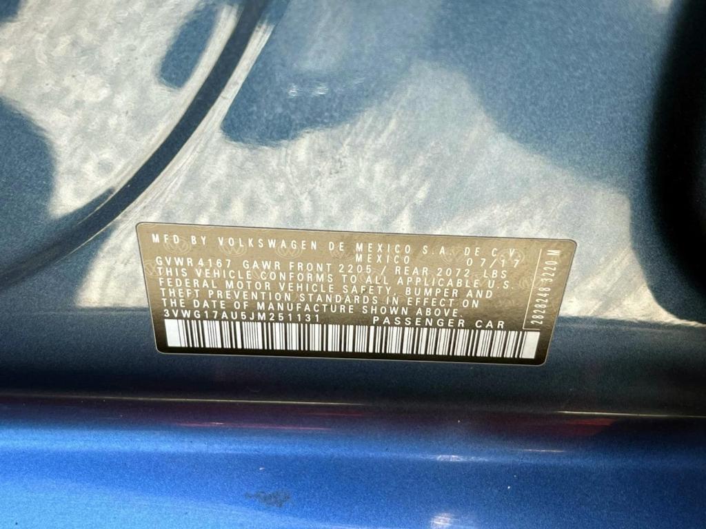 used 2018 Volkswagen Golf car, priced at $15,288