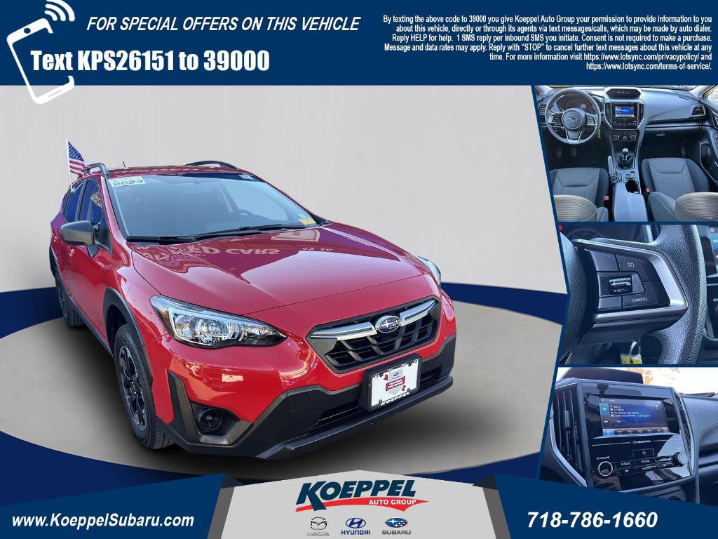 used 2023 Subaru Crosstrek car, priced at $22,998
