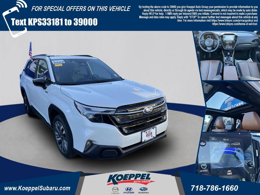 used 2025 Subaru Forester Hybrid car, priced at $40,889