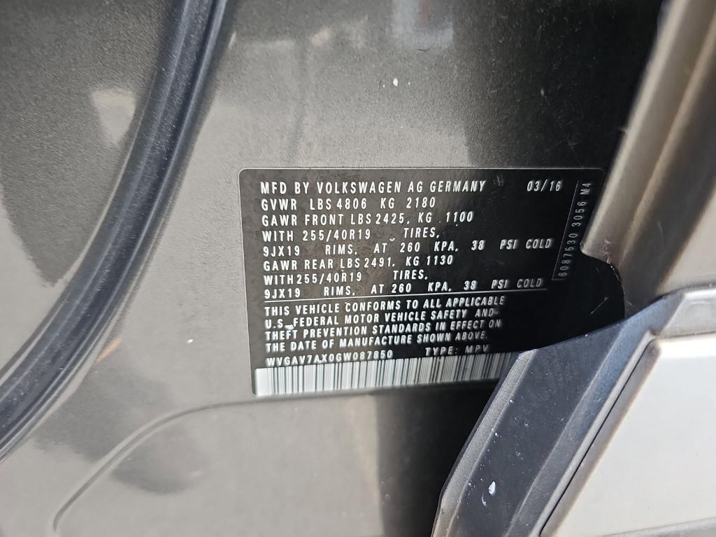 used 2016 Volkswagen Tiguan car, priced at $12,588