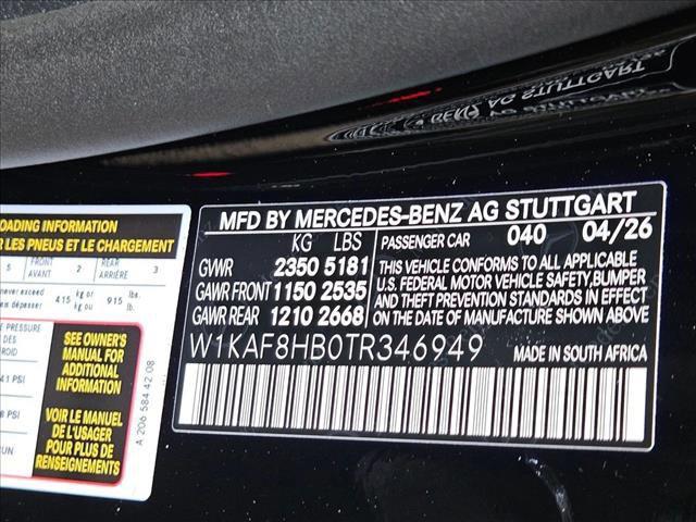 new 2026 Mercedes-Benz AMG C 43 car, priced at $74,474