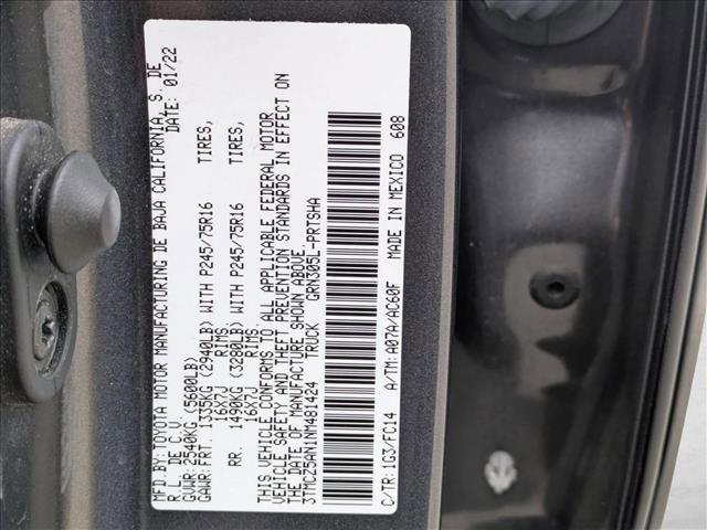 used 2022 Toyota Tacoma car, priced at $35,469