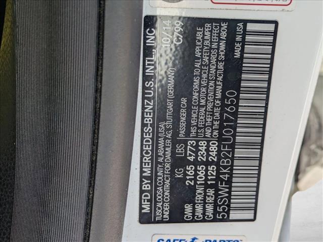 used 2015 Mercedes-Benz C-Class car, priced at $14,300