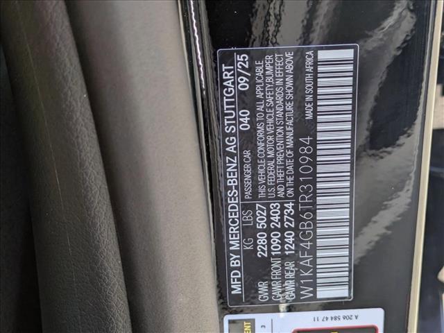 new 2026 Mercedes-Benz C-Class car, priced at $52,185