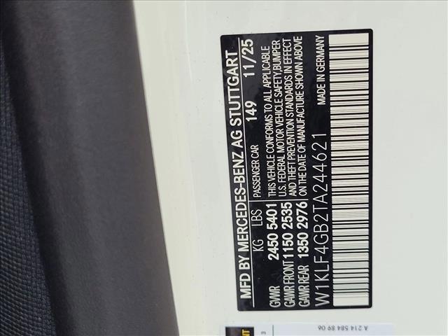 new 2026 Mercedes-Benz E-Class car, priced at $73,720