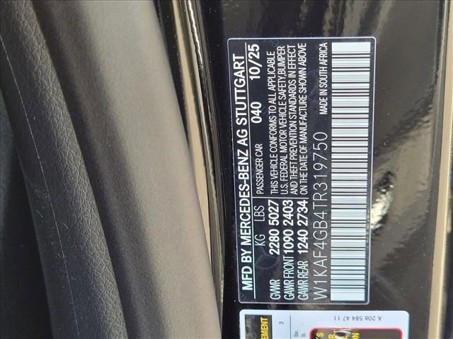 new 2026 Mercedes-Benz C-Class car, priced at $52,285