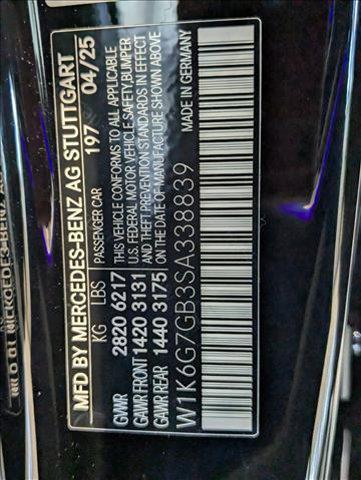 new 2025 Mercedes-Benz S-Class car, priced at $137,580