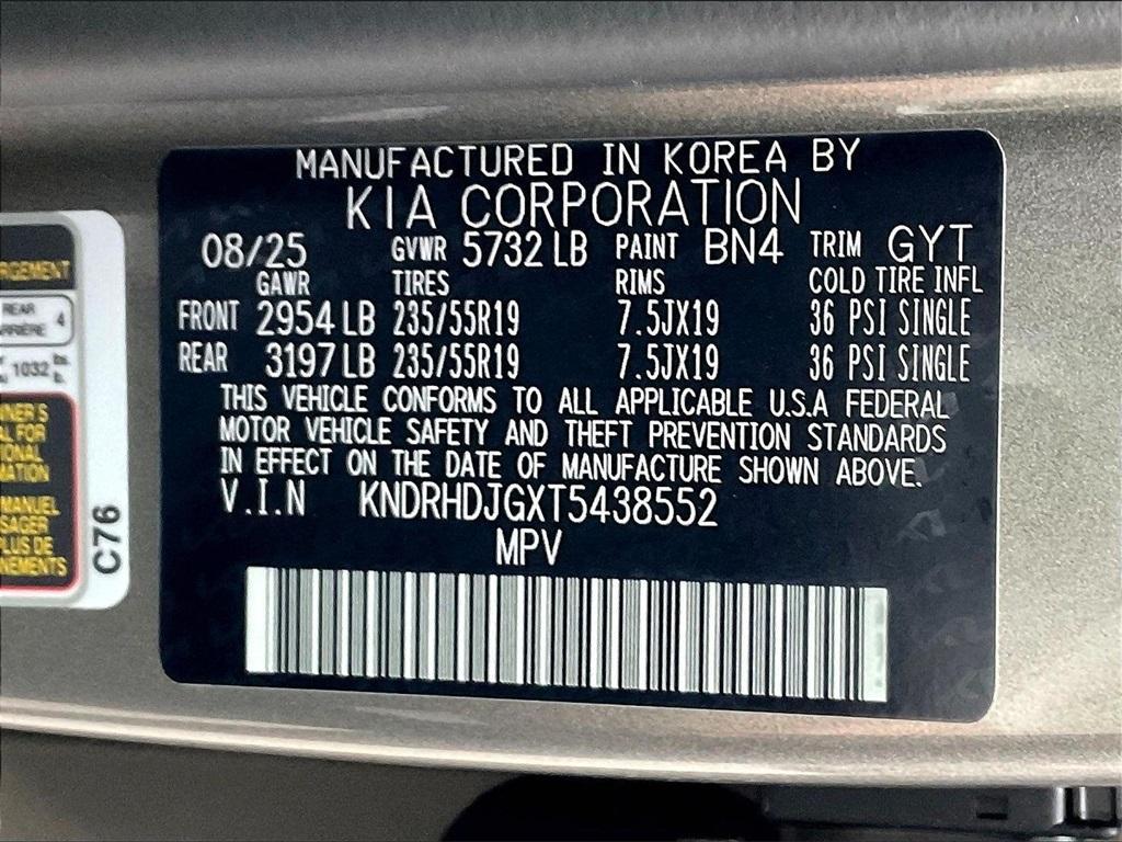 new 2026 Kia Sorento Hybrid car, priced at $40,285