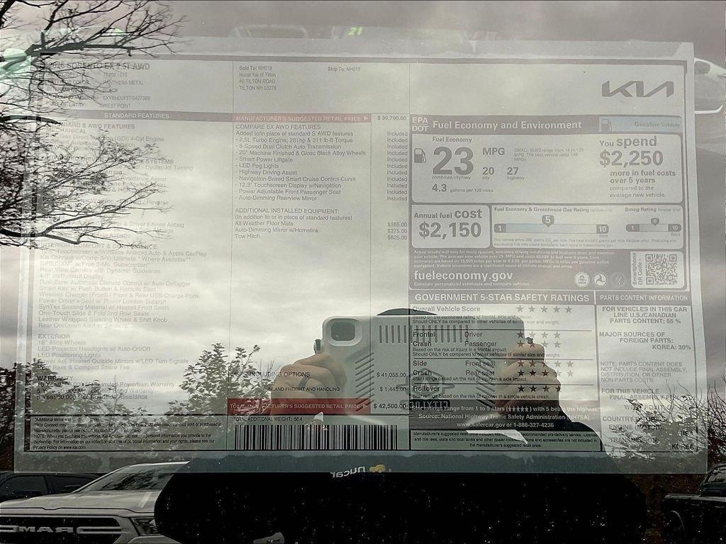 new 2026 Kia Sorento car, priced at $37,812