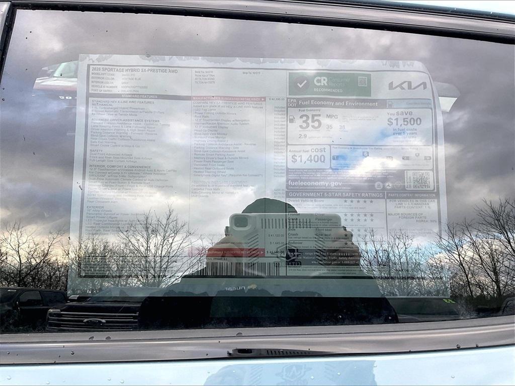 new 2026 Kia Sportage Hybrid car, priced at $40,565