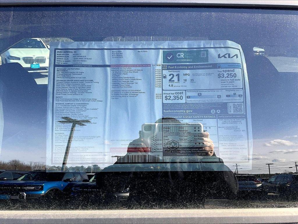new 2026 Kia Carnival car, priced at $44,499