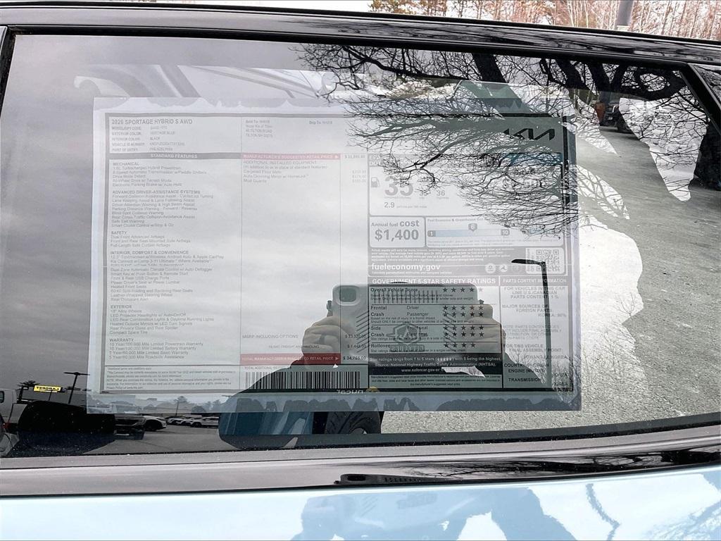 new 2026 Kia Sportage Hybrid car, priced at $30,982