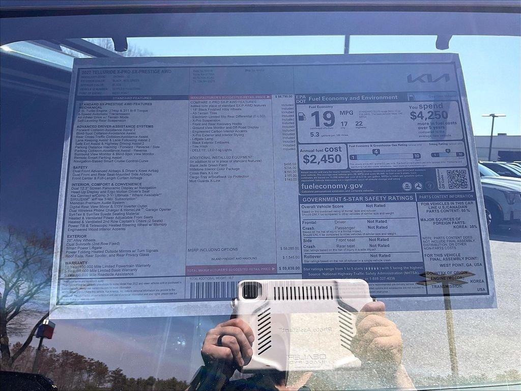 new 2027 Kia Telluride car, priced at $60,529