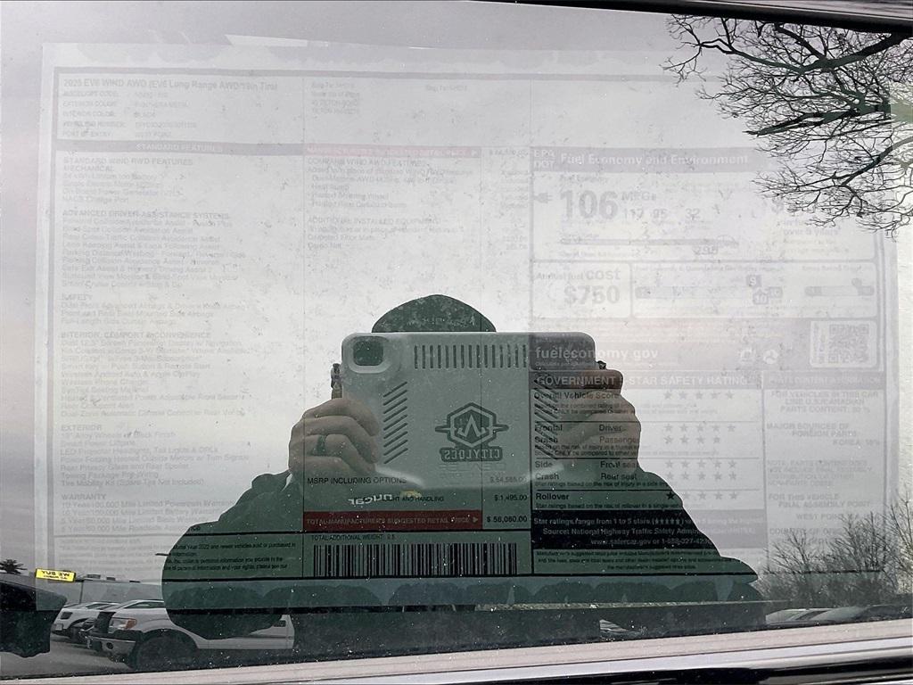 new 2025 Kia EV6 car, priced at $44,216