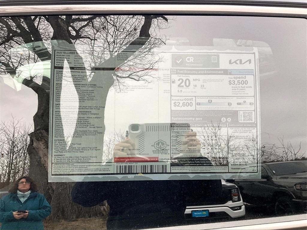 new 2025 Kia Telluride car, priced at $50,375