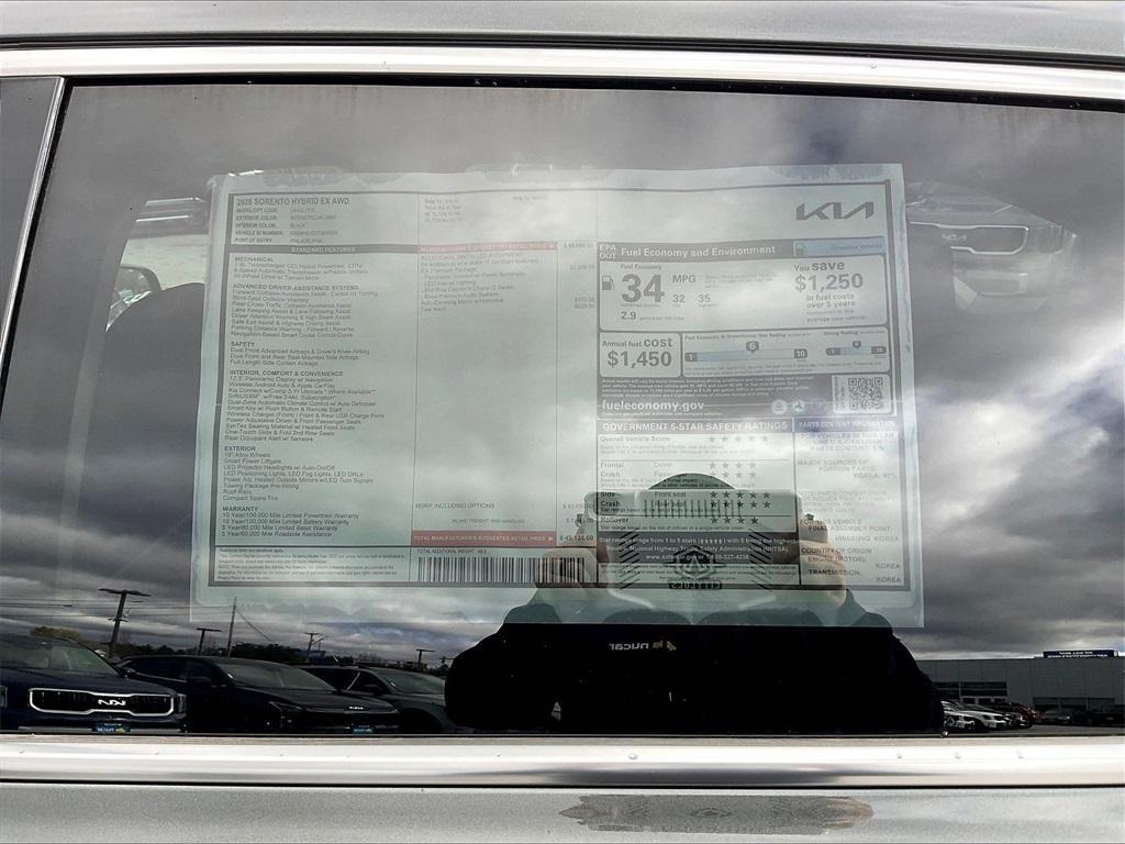 new 2026 Kia Sorento Hybrid car, priced at $40,285