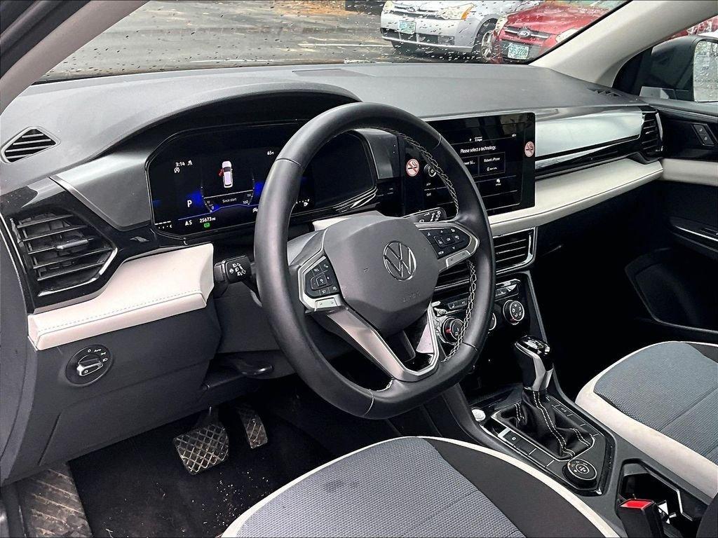 used 2025 Volkswagen Taos car, priced at $23,676