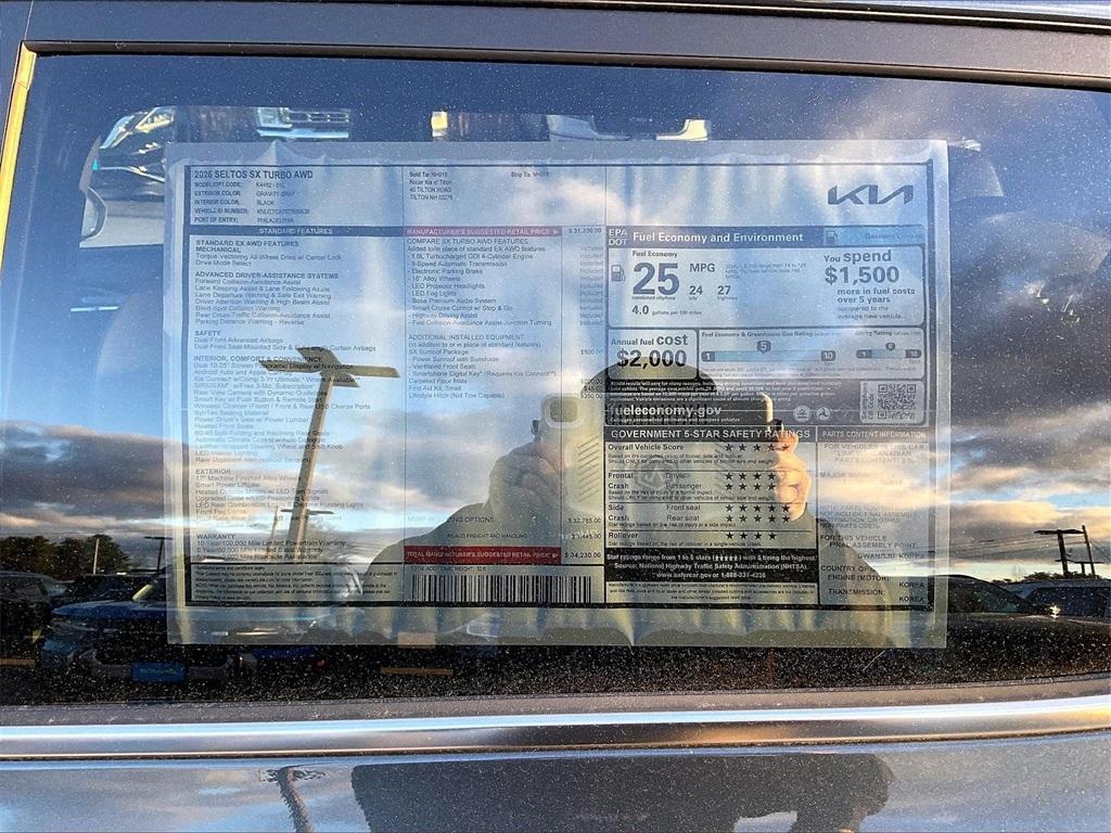 new 2026 Kia Seltos car, priced at $31,664