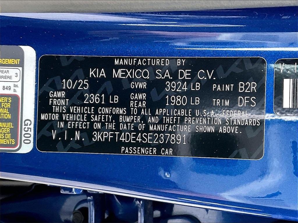 new 2025 Kia K4 car, priced at $21,156