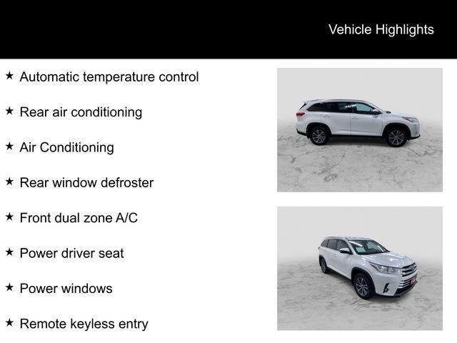 used 2019 Toyota Highlander car, priced at $21,995