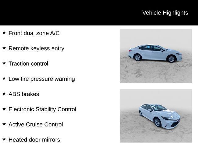 used 2025 Toyota Camry car, priced at $23,955